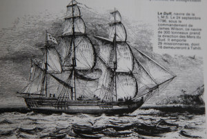 duff - gravure extraite de l'Encyclopedie de la Polynésie Française