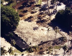 Taputapuatea avant restauration vue aérienne