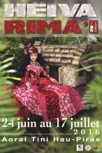 129 - Dossier - 30 ans Heiva rima'i - Affiche 2016