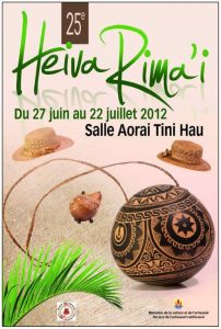 129 - Dossier - 30 ans Heiva rima'i - Affiche heiva rima'i 2012