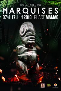 129 - Oeuvre du mois - Affiche du salon des Marquises