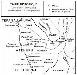132 - Le saviez-vous - Musée de Punaauia - Carte Marae - Crédit Journal de la société des océanistes