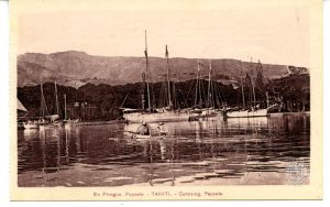 133 - Pour vous servir - Ajouts Ana'ite - En pirogue, Papeete