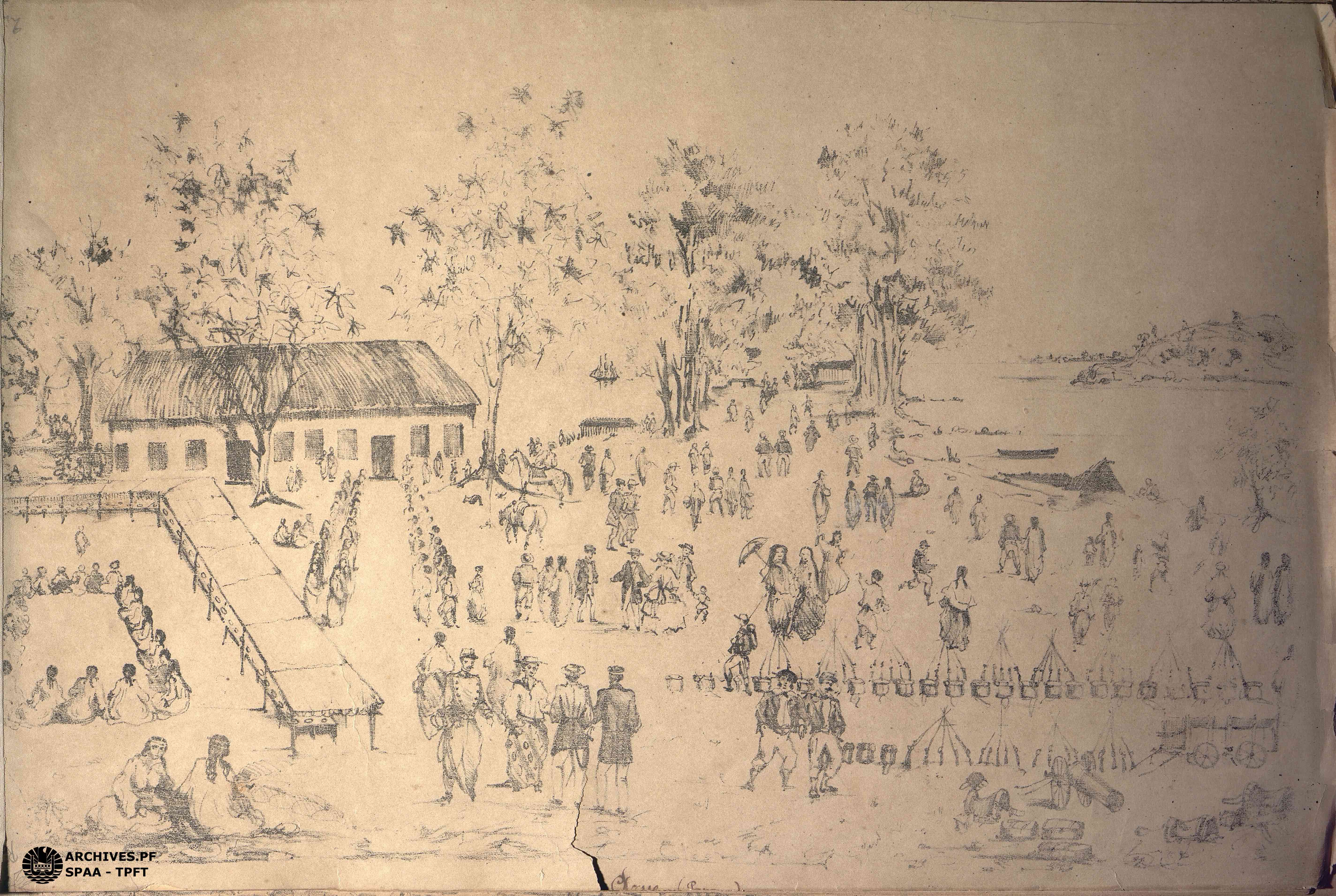 marche militaire estampillé