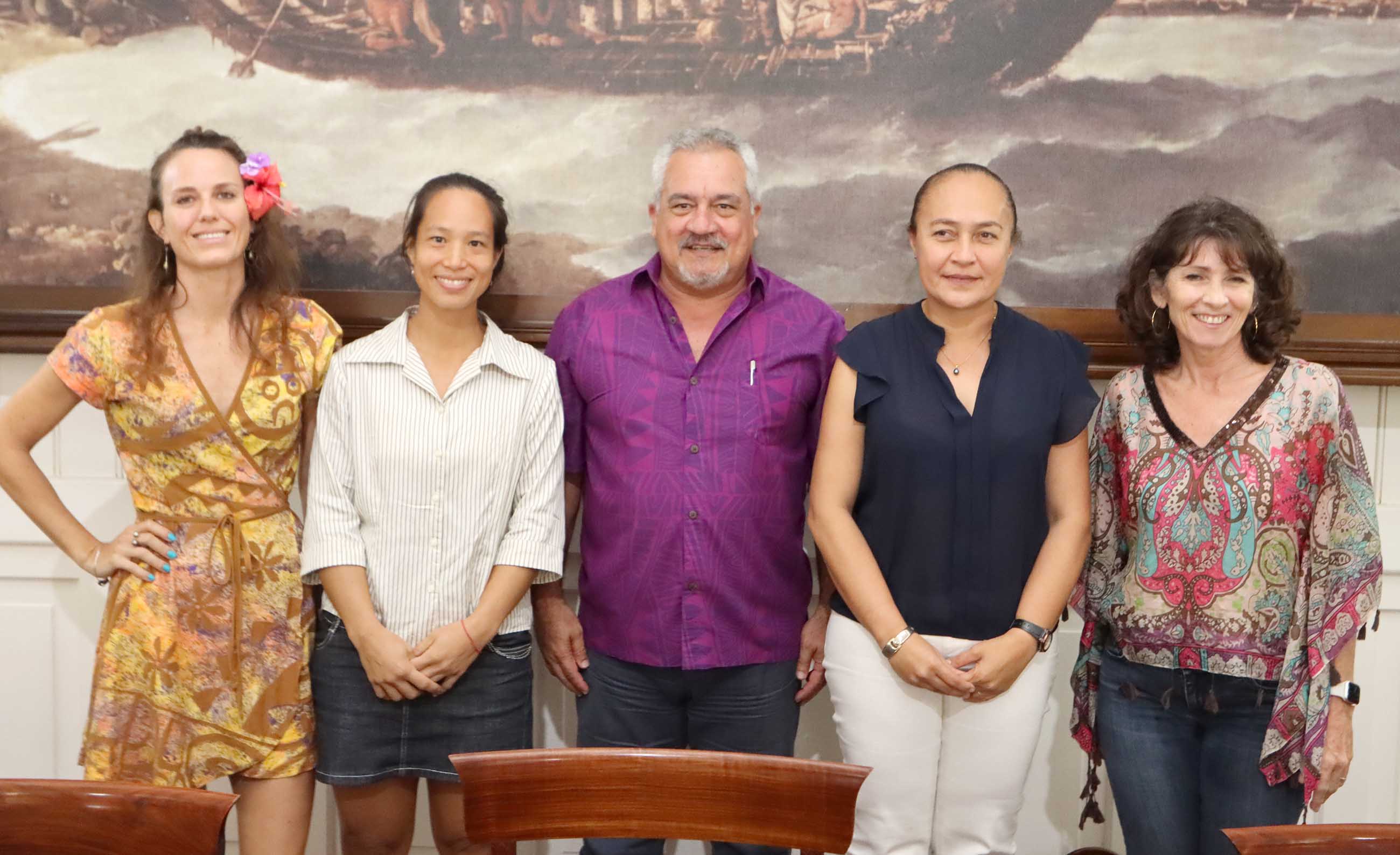 artistes et ministre crédit présidence de la polynésie française